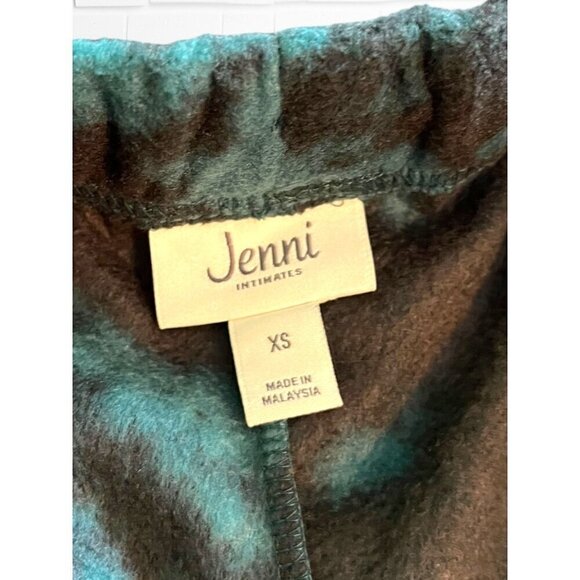 Jenni Intimates Women's XS Cozy Fleece Lounge Pant‎ Tie Dye Pajama New - Picture 5 of 6